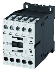 EATON - STYCZNIK MOCY 17A AC3 3 BIEGUNY NO STYK POMOCNICZY NO+NC STEROWANIE 24V DC DILM17-10 - 277018