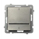 OSPEL - ŁĄCZNIK DWUBIEGUNOWY ZACISKI AUTOMATYCZNE 16AX 250V IP20 STAL INOX SONATA - ŁP-11RMS/m/37