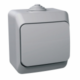 SCHNEIDER ELECTRIC - GNIAZDO POJEDYNCZE Z KLAPKĄ SZARE CEDAR PLUS - WDE000640
