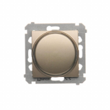 KONTAKT SIMON - Regulator 1–10 V (moduł). Do załączania i regulacji źródeł światła z zasilaczami sterowanymi napięciem 1–10 V; złoty mat - DS9V.01/44