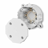 ELEKTRO-PLAST NASIELSK - PUSZKA NATYNK 80X38MM OKRĄGŁA Z WKŁĄDEM IP41 HERMETYCZNA SZARY P5 - 0212-00