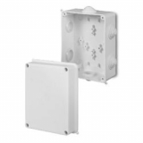ELEKTRO-PLAST NASIELSK - PUSZKA NATYNK PK-6 HERMETYCZNA 158X118X98MM BEZ WKŁADU IP55 BIAŁY EP-LUX TYP PK - 0227-00