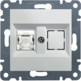 HAGER - GNIAZDO KOMPUTEROWE POJEDYNCZE RJ45 KAT5E UTP BIAŁY LUMINA - WL2110