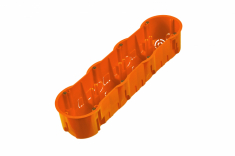 PAWBOL - PUSZKA INSTALACYJNA POCZWÓRNA Z WKRĘTAMI, GŁĘBOKA PK 60 - A.0049WPG
