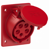 PCE - GNIAZDO TABLICOWE SKOŚNE TWIST 16A 400V 3P+Z+N 80x97mm - 415-6