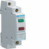 HAGER - LAMPKA SYGNALIZACYJNA PODWÓJNA ZIELONO/CZERWONA 230V - SVN126