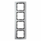 HAGER - RAMKA POCZWÓRNA ALUMINIOWA ANTRACYT B.3 - 10143004