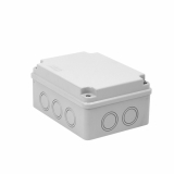 ZAKŁAD PRODUKCYJNO - HANDLOWY 'ELEKTRO-PLAST' SPÓŁKA Z OGRANICZONĄ ODPOWIEDZIALNOŚCIĄ - PUSZKA NATYNK 158X118X76MM Z OSŁABIENIAMI IP65 HERMETYCZNA SZARY PH-2A,2 - 28.22