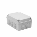 ZAKŁAD PRODUKCYJNO - HANDLOWY 'ELEKTRO-PLAST' SPÓŁKA Z OGRANICZONĄ ODPOWIEDZIALNOŚCIĄ - PUSZKA NATYNK 158X118X76MM Z DŁAWICAMI IP65 HERMETYCZNA SZARY PH-2A,3 - 28.23