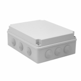 ELEKTROPLAST OPATÓWEK - PUSZKA NATYNK 248X198X96MM Z DŁAWICAMI IP65 HERMETYCZNA SZARY PH-4A,3 - 28.43