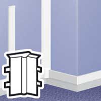 LEGRAND - KĄT WEWĘTRZNY REGULOWANY 75 X 20 BIAŁY DLP - 030301