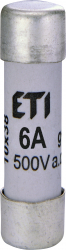 ETI - WKŁADKA TOPIKOWA CYLINDRYCZNA CH10X38 GG 0,5A/500V - 002620017
