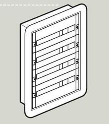 LEGRAND - ROZDZIELNIA METALOWA 5X24 MODUŁY P/T IP30 - 020065