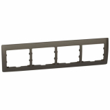 LEGRAND - RAMKA POCZWÓRNA POZIOMA CHOCO SISTENA LIFE - 771204