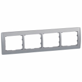 LEGRAND - RAMKA POCZWÓRNA POZIOMA METALIC SISTENA LIFE - 771304