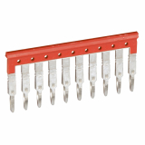 LEGRAND - MOSTEK ŁĄCZENIOWY DO 10 ZŁĄCZEK SZER. 6MM CZERWONY - 037504