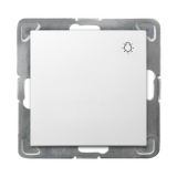OSPEL - ŁĄCZNIK ZWIERNY ŚWIATŁO ZACISKI AUTOMATYCZNE 10AX 250V IP20 BIAŁY IMPRESJA - ŁP-5Y/m/00