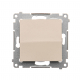 KONTAKT SIMON - ŁĄCZNIK POJEDYNCZY ZACISKI AUTOMATYCZNE 10AX 250V KREMOWY SIMON 54 - DW1.01/41
