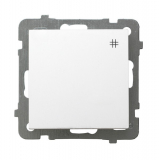 OSPEL - ŁĄCZNIK KRZYŻOWY ZACISKI ŚRUBOWE 10AX 250V IP20 BIAŁY AS - ŁP-4G/m/00
