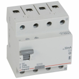 LEGRAND - WYŁĄCZNIK RÓŻNICOWY 25A/30MA 4 BIEGUNY TYP AC RX3 - 402062
