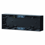HAGER - PUSZKA NATYNKOWA POTRÓJNA POZIOMA ANTRACYT MAT LAKIEROWANY K.1 - 10537006