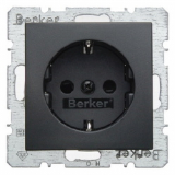 HAGER - GNIAZDO SCHUKO ANTRACYT B.KWADRAT/B.3/B.7  - 47231606