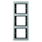 HAGER - RAMKA POTRÓJNA PIONOWA ALUMINIUM K.5 - 13337003
