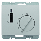 HAGER - REGULATOR TEMPERATURY POMIESZCZENIA ZE STYKIEM ZWIERNYM ALU K.5 - 20307103