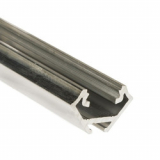 POLTRONIC - PROFIL ALUMINIOWY NAROŻNY NZA 202CM 2.3CM SUROWE ALUMINIUM - PC012190
