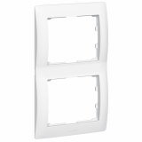 LEGRAND - RAMKA PODWÓJNA PIONOWA ARCTIC SISTENA LIFE - 771006