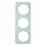 HAGER - RAMKA POTRÓJNA ALUMINIUM/BIAŁY R.1 - 10132174