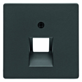 HAGER - ELEMENT CENTRALNY DO GNIAZDA PRZYŁĄCZENIOWEGO UAE POJEDYNCZEGO ANTRACYT AKSAMIT Q.1/Q.3 - 14076086