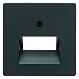 HAGER - ELEMENT CENTRALNY DO GNIAZDA PRZYŁĄCZENIOWEGO UAE PODWÓJNEGO ANTRACYT AKSAMIT Q.1/Q.3 - 14096086