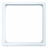 HAGER - PIERŚCIEŃ PRZEJŚCIOWY DO PŁYTKI CENTRALNEJ 50 X 50 MM BIAŁY AKSAMIT Q.1 - 11096079