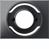 HAGER - ELEMENT CENTRALNY DO SYGNALIZATORA ŚWIETLNEGO E14 ANTRACYT MAT LAKIEROWANY K.1 - 11677006
