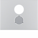 HAGER - ELEMENT CENTRALNY DO GNIAZDA GŁOŚNIKOWEGO ALU K.5  - 11847003
