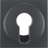 HAGER - ELEMENT CENTRALNY DO ŁĄCZNIKA NA KLUCZ ANTRACYT B.1/B.3/B.7  - 15071606