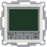 HAGER - REGULATOR TEMPERATURY ZE STEROWANIEM CZASOWYM I ELEMENTEM CENTRALNYM KREMOWY B.KWADRAT - 20448982