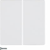 HAGER - PRZYCISK POCZWÓRNY DO ŚCIEMNIACZA PRZYCISKOWEGO QUICKLINK BIAŁY Q.1/Q.3 KNX RF  - 85648129