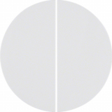 HAGER - PRZYCISK POCZWÓRNY DO ŚCIEMNIACZA PRZYCISKOWEGO QUICKLINK BIAŁY POŁYSK R.1/R.3/R.CLASSIC/SERIE 1930/GLAS KNX RF  - 85648139