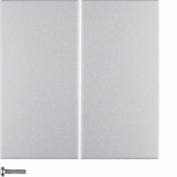 HAGER - PRZYCISK POCZWÓRNY DO ŚCIEMNIACZA PRZYCISKOWEGO QUICKLINK ALU MAT B.7 KNX RF - 85648183