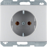 HAGER - GNIAZDO SCHUKO ALU K.5  - 41157003