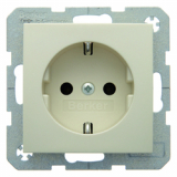 HAGER - GNIAZDO SCHUKO KREMOWY POŁYSK S.1 - 41438982