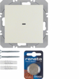 HAGER - PRZYCISK POJEDYNCZY PŁASKI QUICKLINK KREM POŁYSK S.1 KNX RF - 85655282