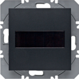HAGER - PRZYCISK POJEDYNCZY PŁASKI Z BATERIĄ SŁONECZNĄ ANTRACYT MAT S.1/B.3/B.7 KNX RF - 85655185