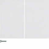 HAGER - PRZYCISK PODWÓJNY QUICKLINK BIAŁY POŁYSK K.1 KNX RF  - 85146179