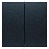 HAGER - PRZYCISK PODWÓJNY QUICKLINK ANTRACYT MAT S.1/B.3/B.7 KNX RF  - 85146185