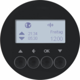 HAGER - ŻALUZJOWY ŁĄCZNIK CZASOWY QUICKLINK CZARNY POŁYSK R.1/R.3 KNX RF  - 85745131