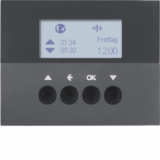 HAGER - ŻALUZJOWY ŁĄCZNIK CZASOWY QUICKLINK ANTRACYT MAT K.1 KNX RF  - 85745175