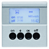 HAGER - ŁĄCZNIK CZASOWY QUICKLINK ALU MAT B.7 KNX RF - 85745283